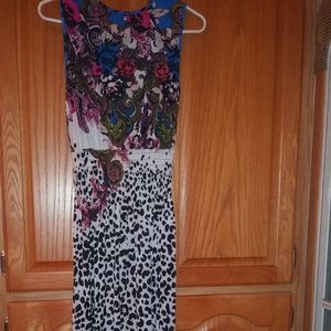 Maxi Animal Flower Print